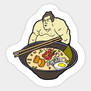 Sumo Ramen Sticker